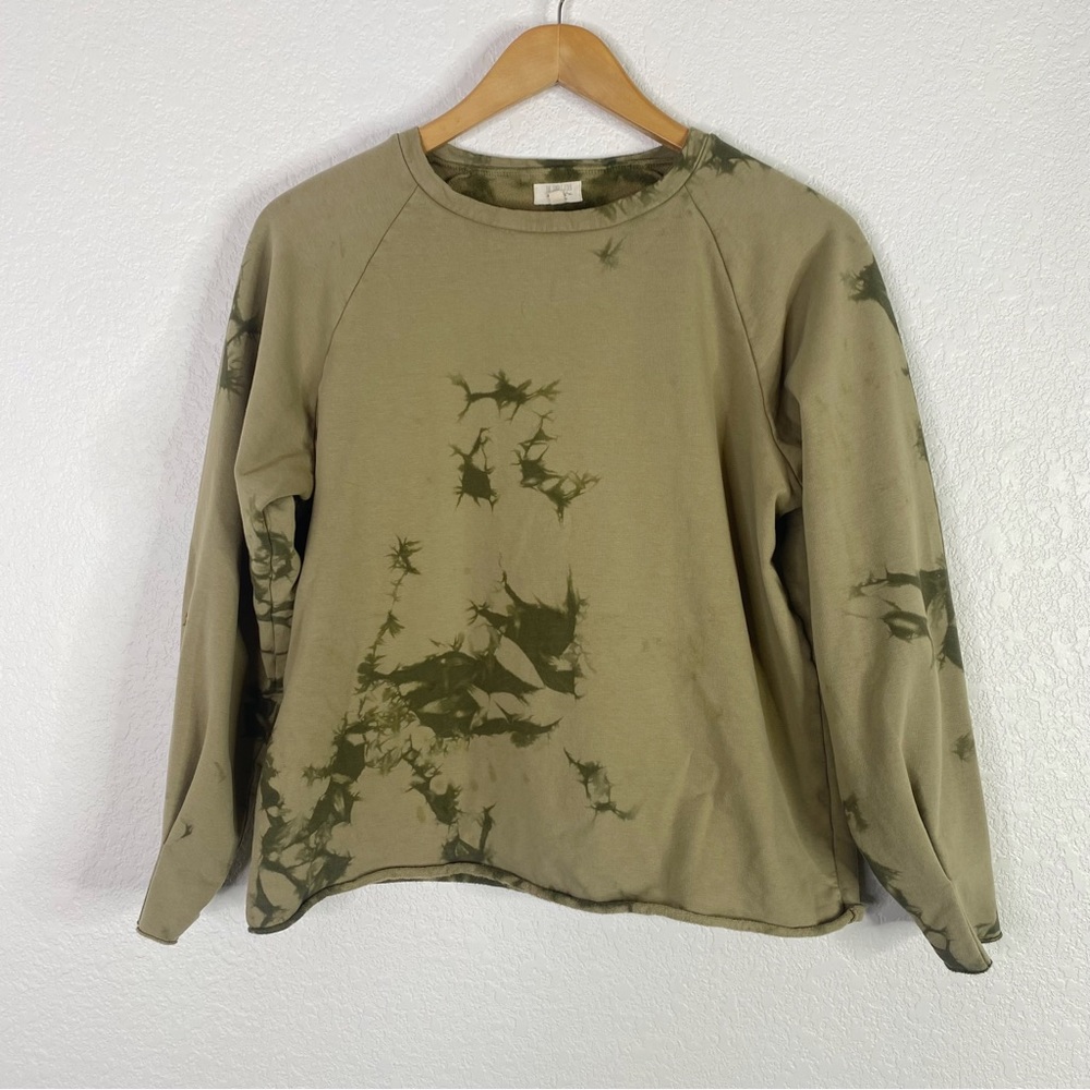 Olive Tie-Dye Women's Sweater